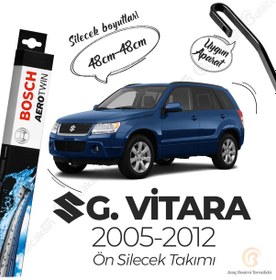 Resim Suzuki Grand Vitara Muz Silecek Takımı 2005-2012 Bosch Aerotwin N11.5849 