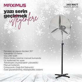 Resim Maximus Titan 001 Sanayi Tip Vantilatör 