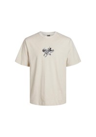 Resim Jack & Jones 12254609 Jcotint Tişört Ss Crew Neck Bej Bej 