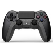Resim Km048 Ps4 Bluetooth Kablosuz Gamepad Denetleyicisi 4.0 İçin Işık Çubuğu İle Savaş Grisi 