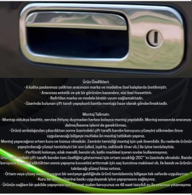 Resim Renault Megane 2 2004-2009 Araca Özel Krom Bagaj Açma 