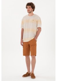 Resim U.s. Polo Assn. Erkek Hardal Şort / Bermuda 50300418-vr072 Hardal 