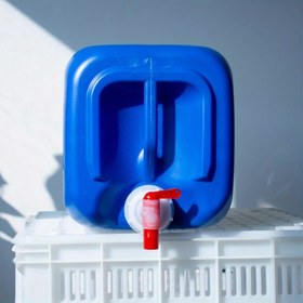 Resim 1 adet Çıkış Muslukları Dozaj Muslukları DIN61 - 15-60 litreli tanklar için çıkış muslukları/dozaj muslukları - Beyaz/kırmızı tank muslukları (DIN 61 dişli tanklar) 