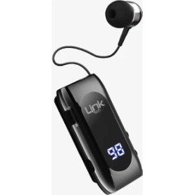 Resim LinkTech V80 Makaralı Titreşimli 20 Saat Silikonlu Bluetooth Kulaklık 