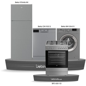 Resim Beko 4 lü Bahar Çeyiz Paketi-6 ( Beko 970406 MI + CM 9101 S + BM 3043 S + BFE 400-1 G) 
