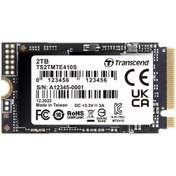 Resim Transcend TS2TMTE410S 2 TB 5000/4300 MB/S PCIe Gen4x4 M.2 NVMe2 SSD 