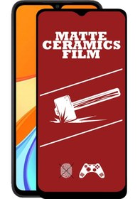 Resim Xiaomi Redmi 9C Tam Kaplayan Mat Seramik Ekran Koruyucu 