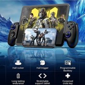 Resim Sones Switch / Android / İos Uyumlu / Pc / Ps3 / Ps4 İçin Bsp-d10 Kablosuz Esnek Oyun Kontrol Cihazı Siyah 