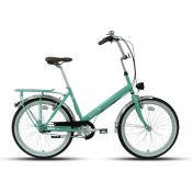 Resim Carraro Poni 24 Jant 45 cm 3-V Vb Turkuaz-Beyaz Şehir Bisikleti 