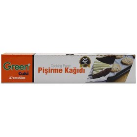 Resim Green Cuki Yağlı Fırın Tepsi Pişirme Kızartma Kağıdı - 37 Cm. x 50 Metre - 3 Kutu 