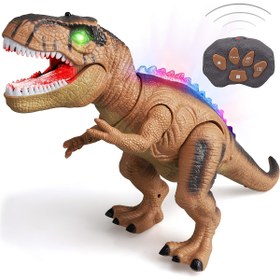 Resim Gençler için Dinozor Oyuncakları 3+, Gençler için Uzaktan Kumandalı Dinozor Oyuncakları 3+, Trex Oyuncaklar, Gençler için T Rex Dinozor Oyuncakları 3+, Erkek Çocuklar için Oyuncak Dinozorlar, Gençler için Dinozor Hediyeleri, Piller dahil değildir 