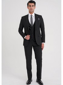 Resim Efor Tk 921 Takım Slim Siyah Klasik Siyah 