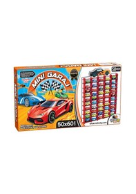 Resim Vardem Oyuncak Ahşap Mini Garaj Rafı 50x60 Cm 50 Araçlık - Standart Standart Standart 