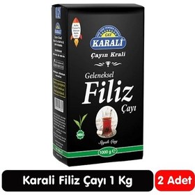 Resim Karali Geleneksel Filiz Siyah Çay 1 Kg 2 Paket 