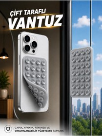 Resim Case collection Slikon Çift Taraflı Vantuz Telefon Tutucu Vakum,Cama Yapışan Çift Taraflı 