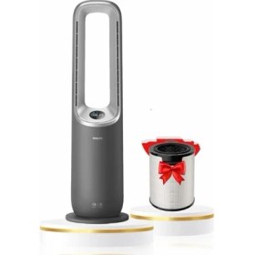 Resim Philips AMF870/15 3'ü 1 Arada Hava Temizleyici, Fan ve Isıtıcı (Philips FYM860/30 Nano Koruma Filtre Hediyeli) 