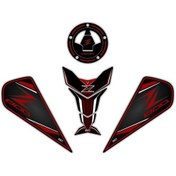 Resim Gp Kompozit Kawasaki Z 800 2013-2018 Uyumlu Tank Pad Kırmızı (519709808) 