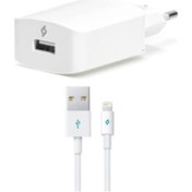 Resim Ttec Speedcharger iphone Uyumlu Şarj Aleti 2.1A Lightning Kablolu Beyaz 
