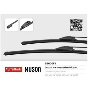 Resim Sılbak Sb600f1 Sılecek Supurgesı 600mm Muz Tıp Fıskıyelı Daıly Interstar Movano Mascott Master 