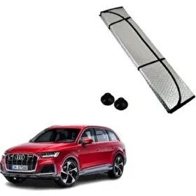 Resim Mvc Concept Alüminyum Katlanabilir Güneşlik Perde Araba Ön Cam Uyumlu 150X70CM Balonlu Özellik 