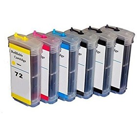 Resim HP 72 XXL Süper Chipli Kolay Dolan Kartuş 