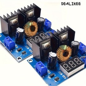 Resim 1/2 Adet XL4016E1 Ayarlanabilir Step-Down DC-DC Voltaj Regülatör Modülü 4-38V'den 1.25-36V'ye, 8A, 250W, 3 Haneli Kırmızı Ekran, %95 Verimlilik, Aşırı Gerilim Koruma ve Ters Diod Koruması ile Elektronik Projeler İçin 