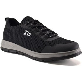 Resim King Paolo D1119 Lıfe Style Erkek Ayakkabı Tekstil Spor Ayakkabı-Black Siyah 