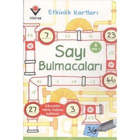 Resim Etkinlik Kartları Sayı Bulmacaları 