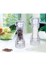 Resim Akrilik Tuz Baharat Değirmeni Asorti Şeffaf 