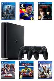 Resim Sony Playstation 4 Slim Kasa 500 Gb+yenilenmiş+2. Ps4 Kol + 15 Dijital Oyun 