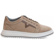 Resim 2182-dropland Hakiki Deri Üst Kalite Anatomik Tabanlı Erkek Günlük Sneakers Ayakkabı Kum 