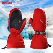 Resim Pengfushop5 Kırmızı Stil M Beden Boodun Kayak Eldivenleri Kadın Erkek 2 Parmak Snowboard Eldivenleri Kar Araci Kış Kayak Mitten Rüzgar Geçirmez Su Geçirmez Unisex Kar Eldivenleri (Yurt Dışından) 