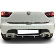 Resim Renault Clio 4 Rs Egzoz Görünümlü Difüzör (parlak Siyah)(Plastik) 