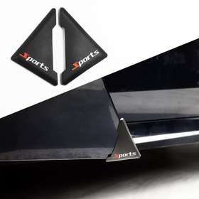 Resim 2/4 adet Spor Sürüm Evrensel Araba Kapı Köşe Koruyucu, Spor Desenli Silikon Çizik ve Darbe Yırtıcısı, Çizik ve Koruma Kenarı, Araba Çizikleri ve Yazılar Koruma için Kolay Kurulumlu PVC Malzeme 