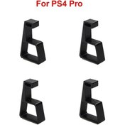 Resim 4 Adet Soğutma Yatay Braket Ps4 Yükseltmek Standı Ayakları Ps4 Slim Pro İçin For Ps4 Pro 
