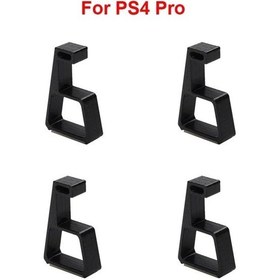 Resim 4 Adet Soğutma Yatay Braket Ps4 Yükseltmek Standı Ayakları Ps4 Slim Pro İçin For Ps4 Pro 