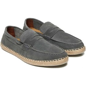 Resim Bestello Bağcıksız Eva Taban Loafer 028-7020 Erkek Ayakkabı Grı Suet 