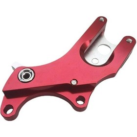 Resim Mtb Bisiklet Disk Fren Braketi Adaptörü Montaj Ön Tutucu Bisiklet Dönüşüm Kırmızı A 