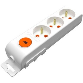 Resim Mutlusan Rı-Tech Üçlü Anahtarlı UPS Grup Priz Çocuk Korumalı Klem 