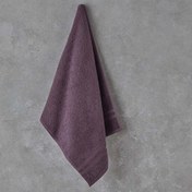 Resim English Home Pure Yüz Havlusu 50x90 cm Koyu Mor 
