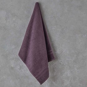 Resim English Home Pure Yüz Havlusu 50x90 cm Koyu Mor 