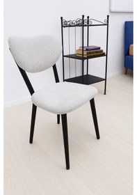 Resim Kaliteli Yeni Model Bohem Sandalye Kılıfı Sandalye Örtüsü 1 Adet Beyaz 