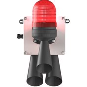 Resim MESAN Led Multifonksiyon 3x 43 Ses Siren Kırmızı 12-24vac/dc Ms 5806.1 