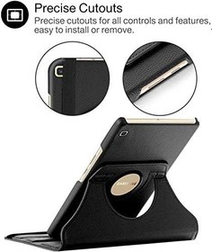 Resim Microsonic Samsung Galaxy Tab A 8" 2019 T290 için Kılıf 360 Rotating Stand Deri Rose Gold [Galaxy Tab A 8 T290 ile Uyumlu Kılıf - Rose Gold] 