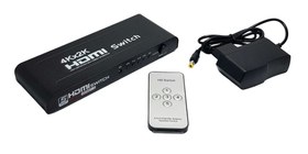 Resim Fully 5 Port 5x1 HDMI Switch Full HD - Kumandalı 