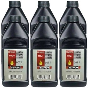 Resim Ferodo DOT4 Fren Hidrolik Yağı 500 ML x 6 