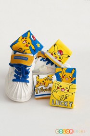 Resim Color Socks 5'li Pikachu Desenli Çocuk Çorap (comfort Kids) 