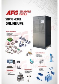 Resim 20 Kva Trifaze Online Ups Std 33 Model Kesintisiz Güç Kaynağı 