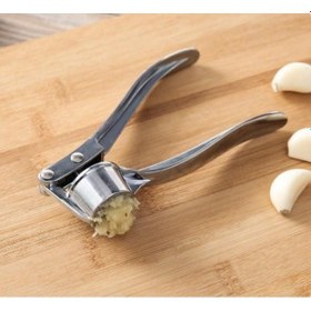 Resim Paslanmaz Çelik Yuvarlak Hazneli Sarımsak Presi Çok Renkli 