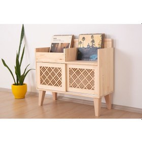 Resim Duden Çam Plak Depolama Ünitesi Doğal Ahşap Çam Ağacı 